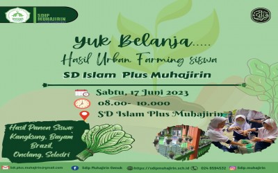 Panen Raya Urban Farming SD Islam Plus Muhajirin